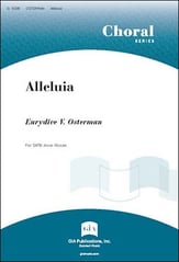 Alleluia SATB choral sheet music cover